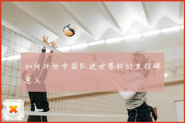 如何评价中国队进世界杯的里程碑意义